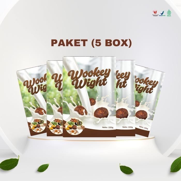 

PAKET 5 BOX Wookey Weight - Susu Penggemuk Badan Dan Penambah Nafsu Makan PROMO