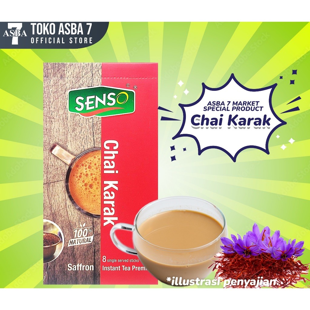 

SENSO CHAI KARAK SAFFRON 160 G
