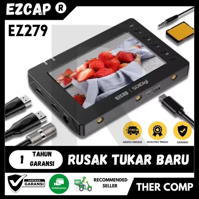 EZCAP 279 HDMI SDI Video Recorder Capture Card Box 1080P 60fps HDMI SDI to HDMI Micro SD Game Video 