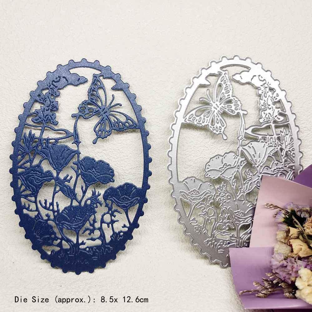 

Butterfly Metal Cutting Dies Card Making Scrapbooking Slimline Die Cut Mold Template for Paper Craft Diy
