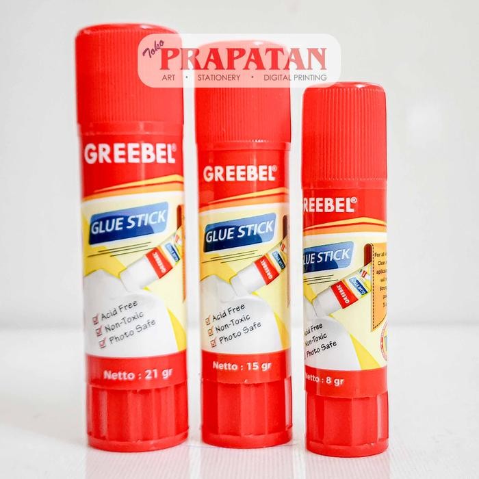 

Greebel Glue Stick 8-21GR | Lem Stik Kertas - 15gr