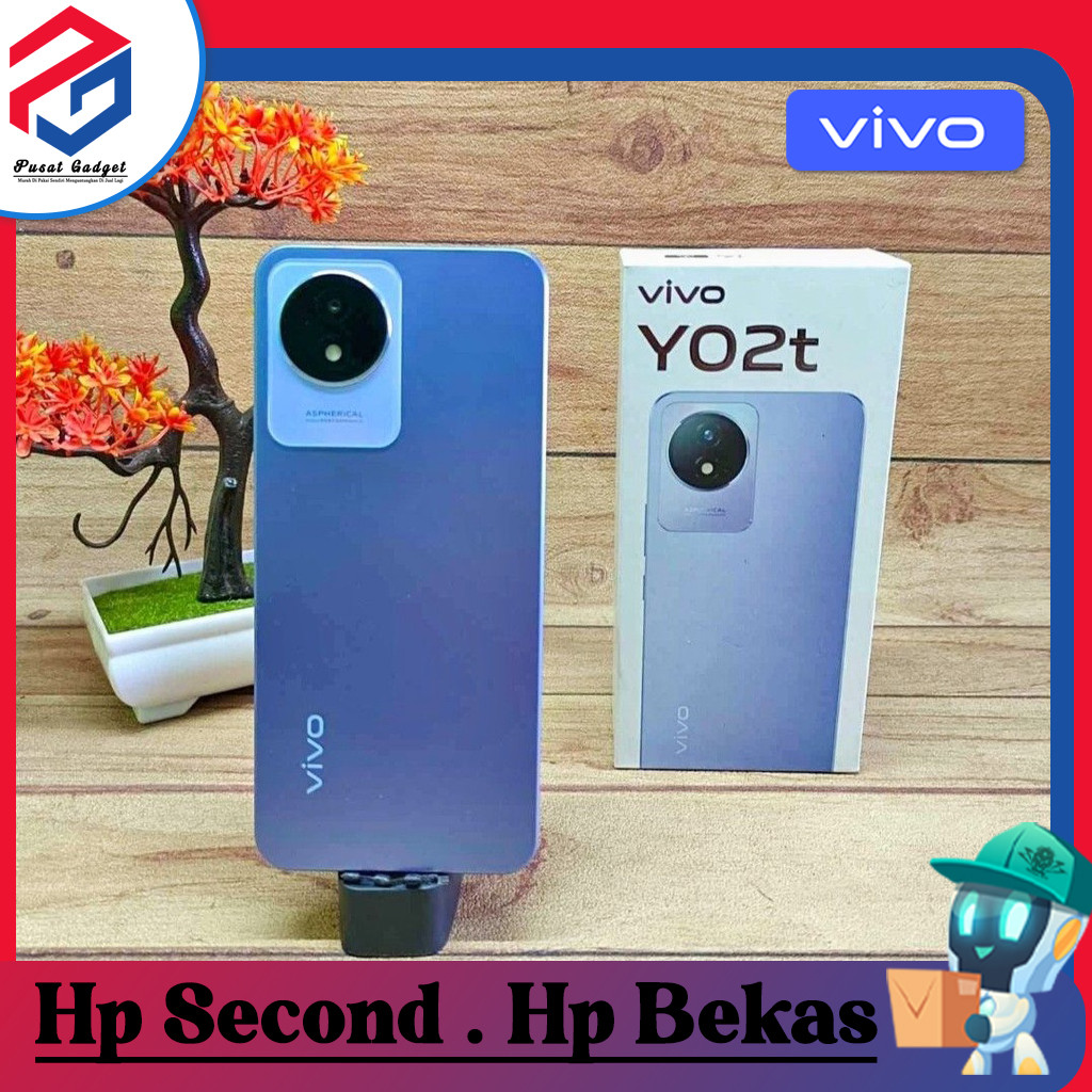 Vivo Y02 | Y02T Ram 3/32GB | Ram 4/64GB Second Grade A