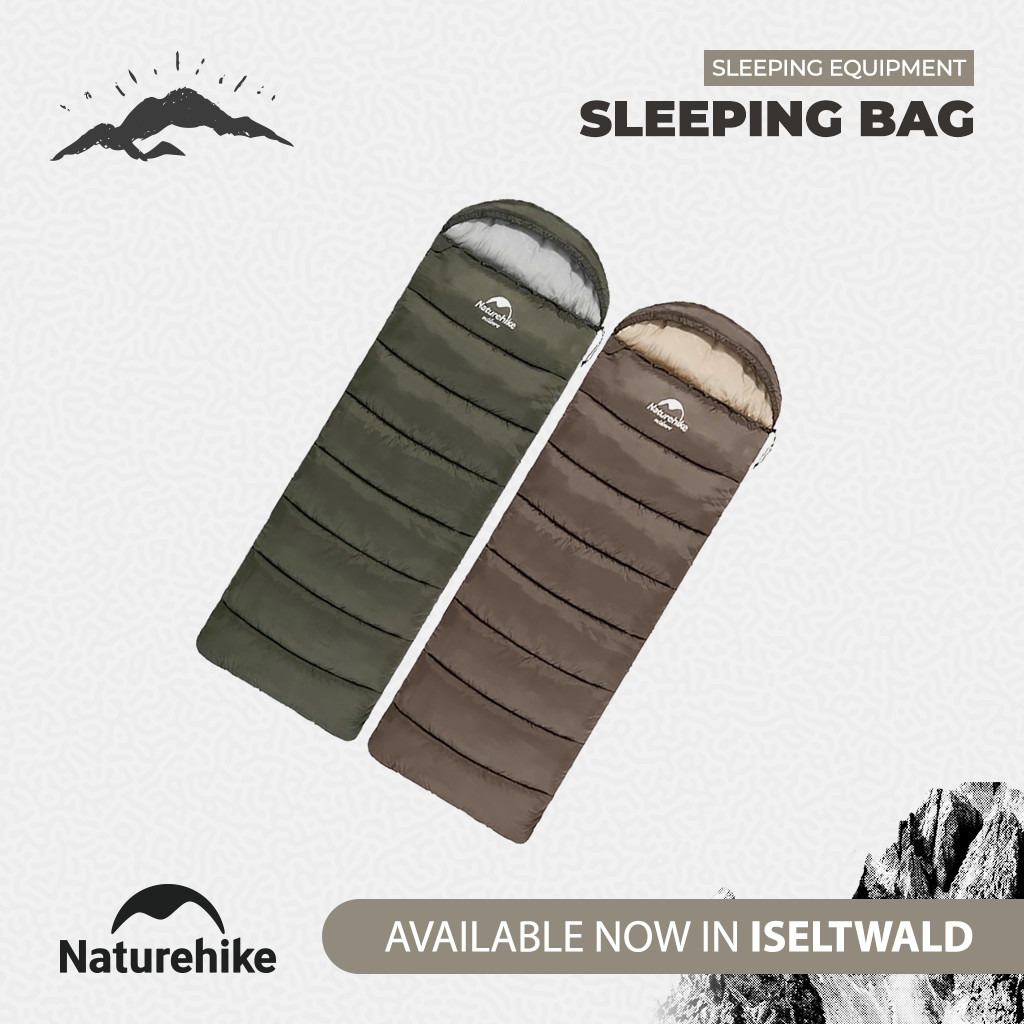 Naturehike Sleeping Bag NH20MSD07 U350 Hangat Camping & Hiking Suhu -2°C