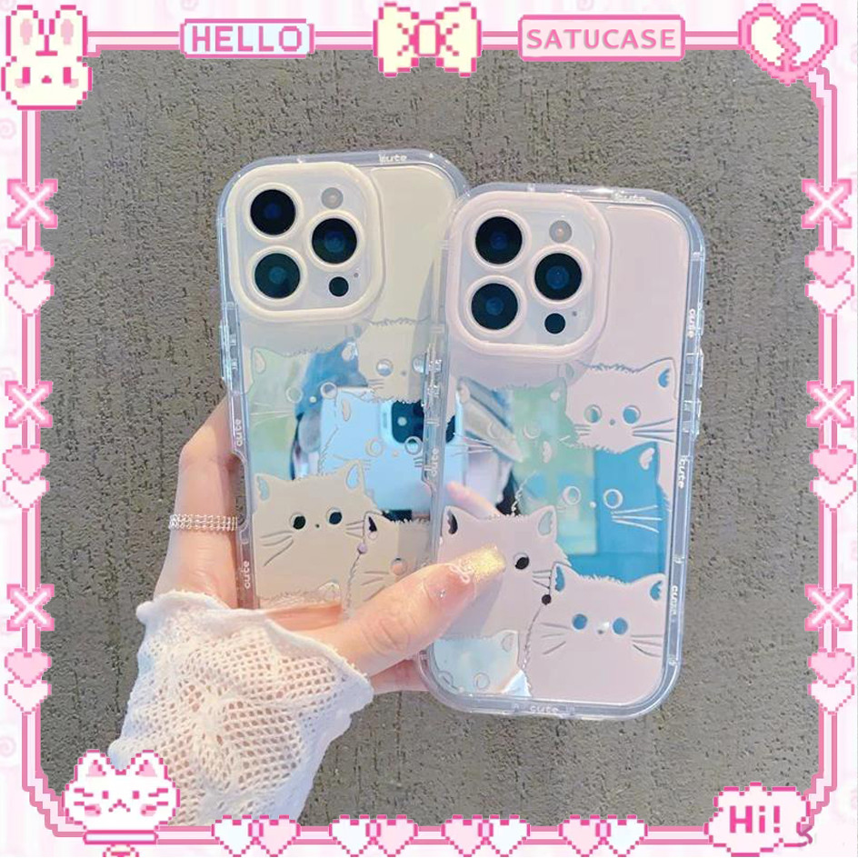 ✨Mutu Tinggi✨Casing OPPO Terbaru 2025 Softcase Mirror Silikon Cowok untuk OPPO A15 Casing HP OPPO A1