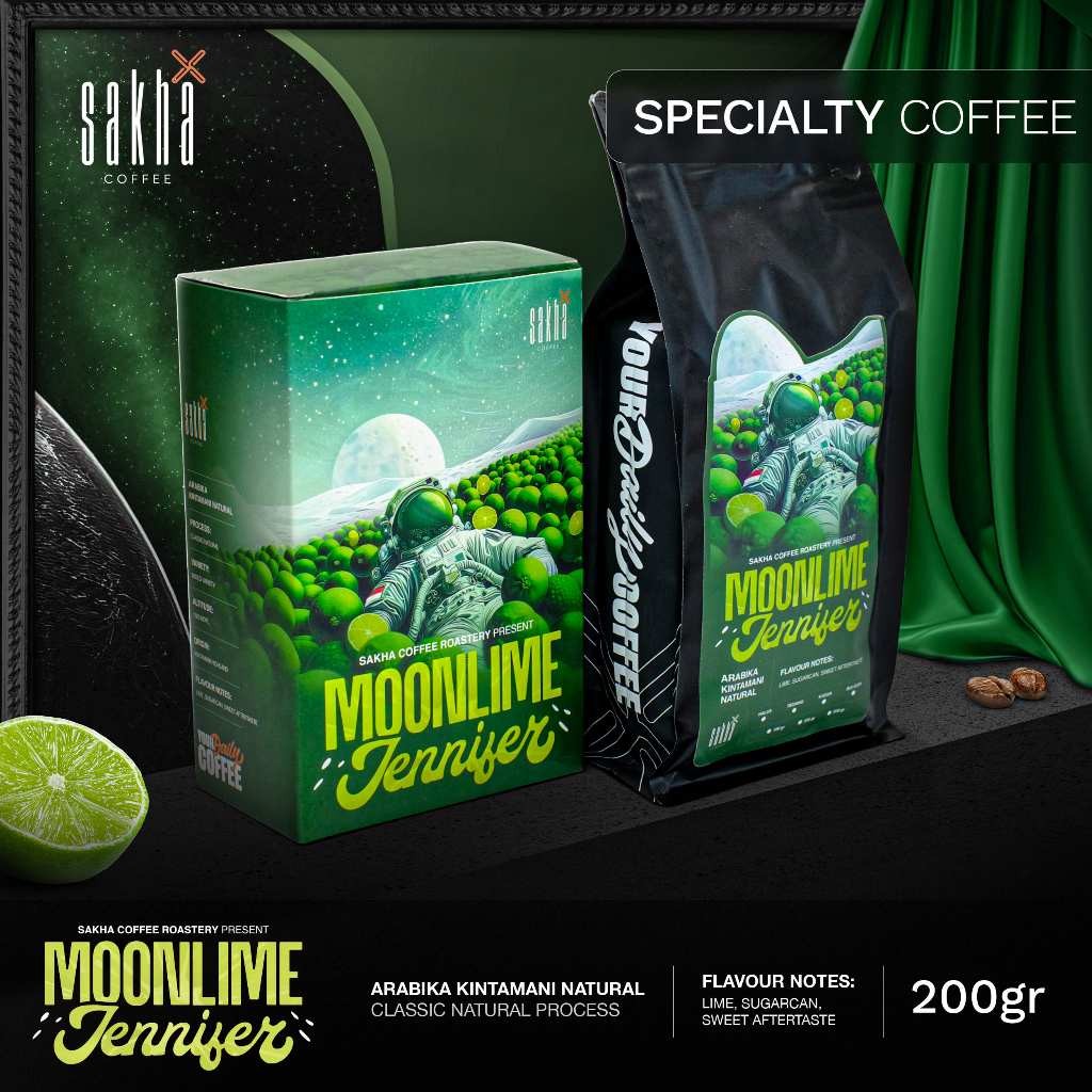 

Kopi Arabika MOONLIME JENNIFER Arabica Coffee Beans Biji Bubuk Coffe Bean