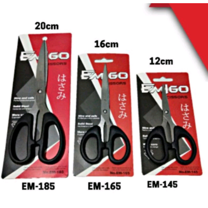 

( MURAH ) Gunting Besar Gunting Kecil Gunting Tanggung Emigo/ Montana - Solid Steel - SharpSafe&Cheap