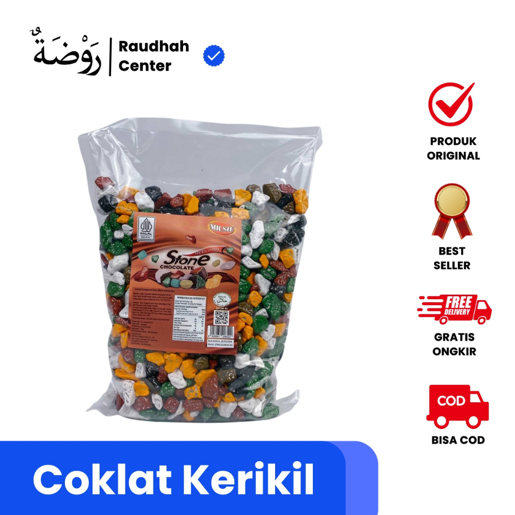 

Coklat Kerikil Arab Mr. Sif 1kg / Coklat Kerikil Arab 1kg Manis Oleh Oleh Haji Dan Umroh
