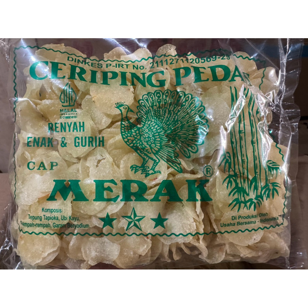 

Ceriping Pedas cap Merak @ 400 gram