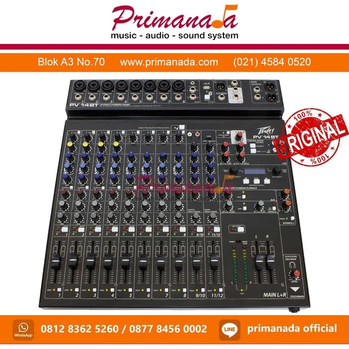 Peavey PV14BT Mixer Peavey PV 14BT PV 14 BT Bluetooth Mixing