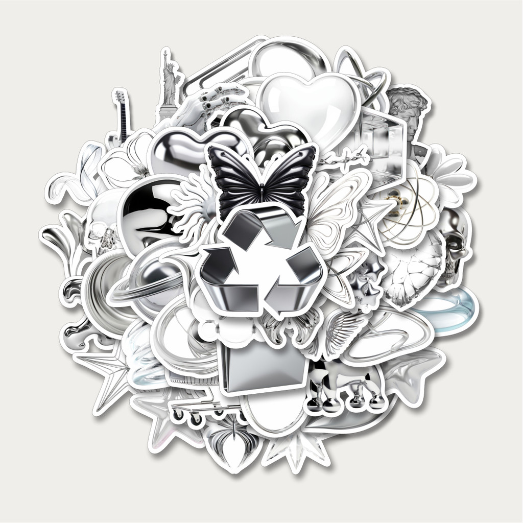 

Sticker Pack Stiker Metal And Glass Aesthetic Mix 1 | Sticker TUMBLR | Stiker LAPTOP KOPER HELM