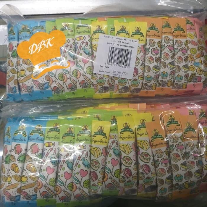 

Promo gulaku stick 125 x 8gr gula sachet gula stik