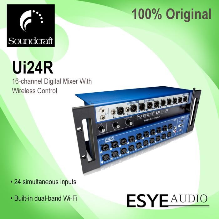 Soundcraft Mixer Audio UI24R UI 24 Digital - 100% ORIGINAL