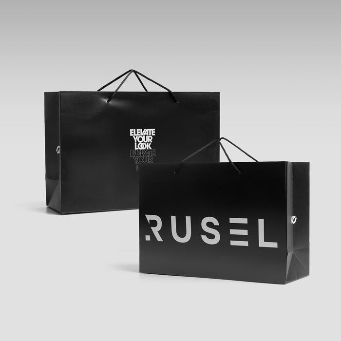 

Sale RUSELCO I Paperbag Rusel Tas Belanja Hitam - Black Terlaris