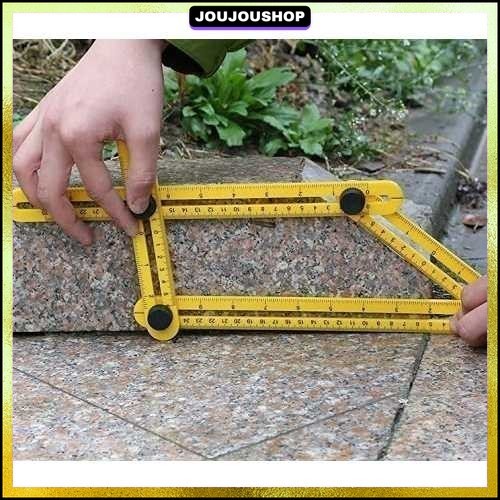 

Penggaris 4 Sudut Flexible Four Sided Corner Folding Ruler - INU20