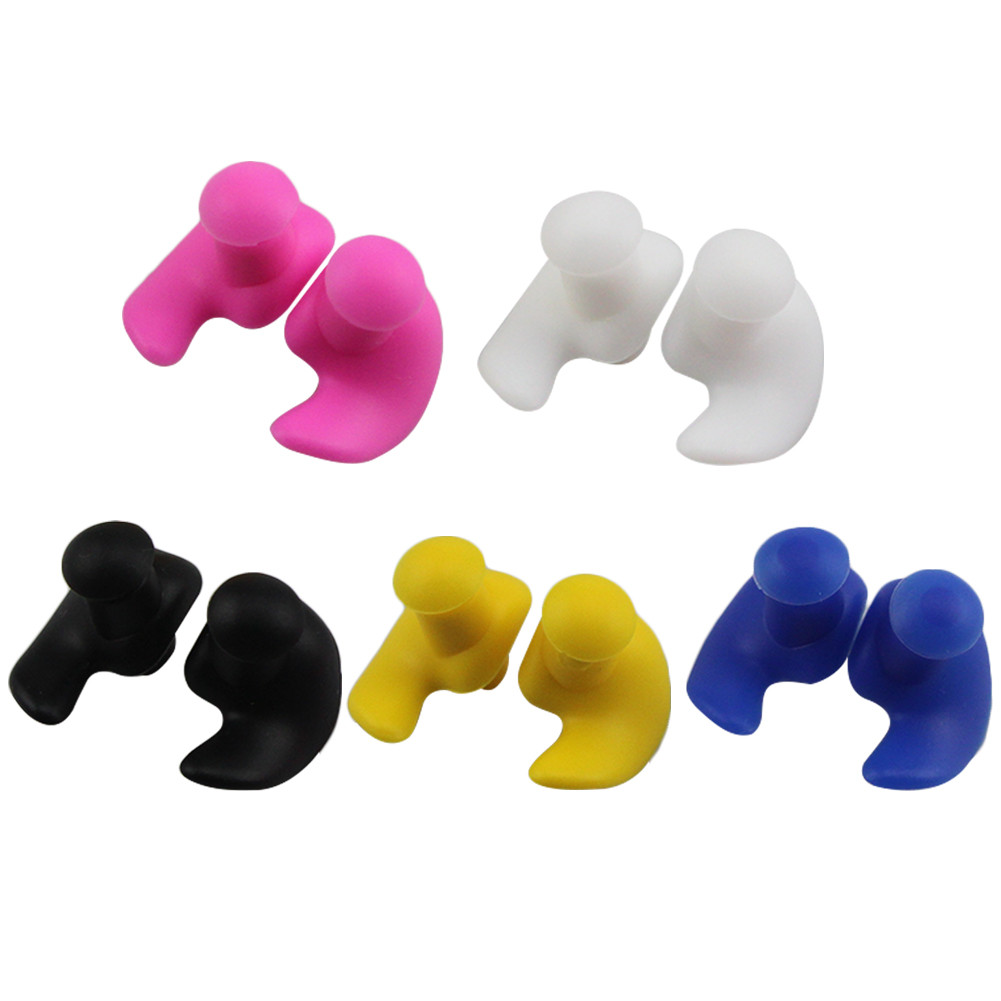 Swimming Ear Plug Sleeping Ear Plugs Sound Insulation Silicone Diving Ear Plugs Waterproof Soft for 