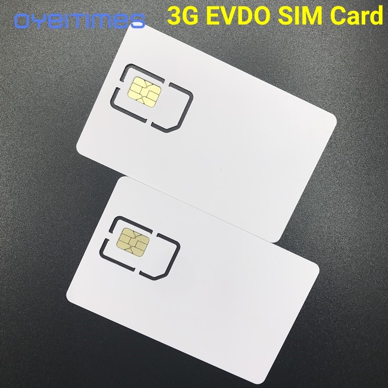 OYEITIMES Blank EVDO SIM Cards 3G Network CDMA 2000 SIM Card Programable EVDO SIM Card Mini,Micro 2F