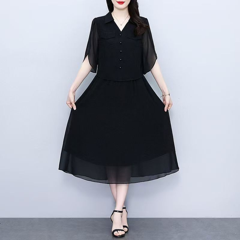 Dress Pesta Korea Elegan Terbaru/Dress Hitam Korea