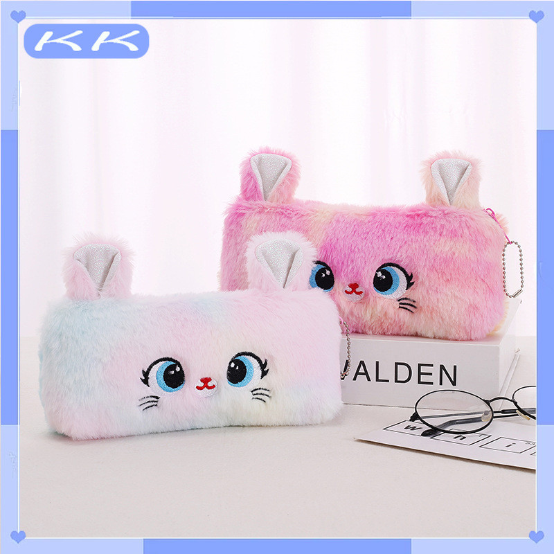 

Tempat Pensil Anak Kucing / Kotak Pensil Bulu Rainbow Kucing Tempat Pensil Bulu Kucing Pelangi Kotak Pensil Kain Bulu Kucing Cute Cat Rainbow