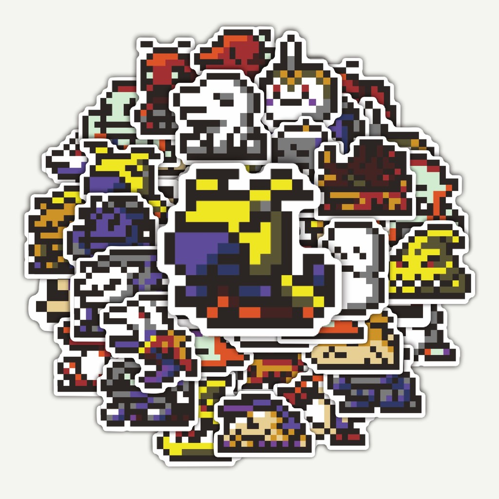 

Sticker Pack Stiker Pixel Digimon V9 | Sticker TUMBLR | Stiker LAPTOP KOPER HELM