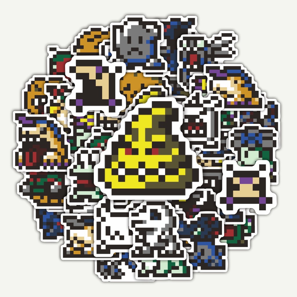 

Sticker Pack Stiker Pixel Digimon V17 | Sticker TUMBLR | Stiker LAPTOP KOPER HELM