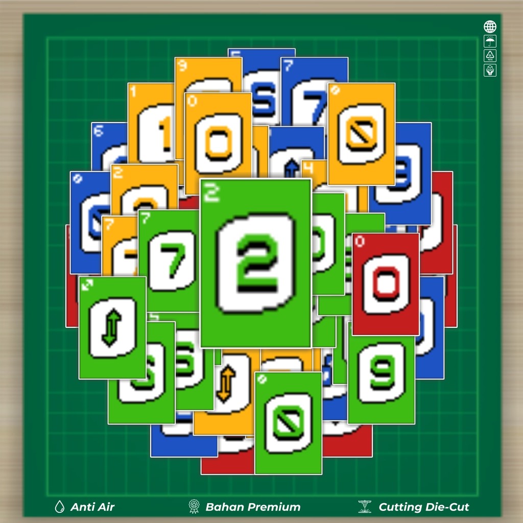 

HOT 50 PCS STIKER Stiker Game Kartu UNO V7 Stiker Fashion Cars Decal Dingin Kartu Album Custom Vinyl Anti Air- Sticker Aesthetic Buku Journal Koper Casing HP Tablet Laptop Helm Motor Botol Minum