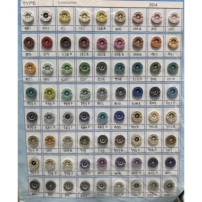 [PER LUSIN] Kancing hem executive