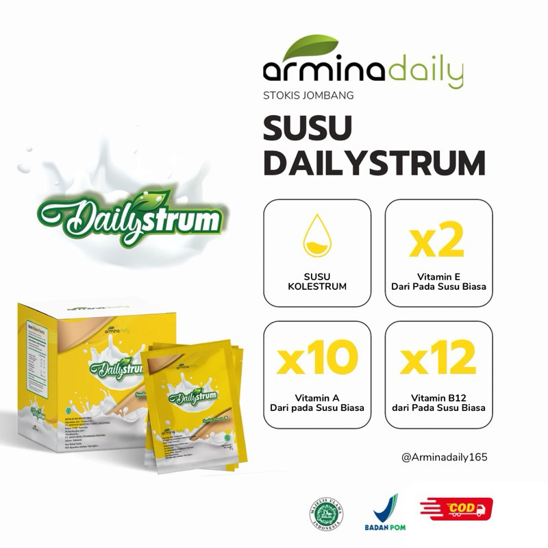 

Susu DailyStrum Original Susu Kolostrum Untuk Kesehatan Sendi dan Tulang