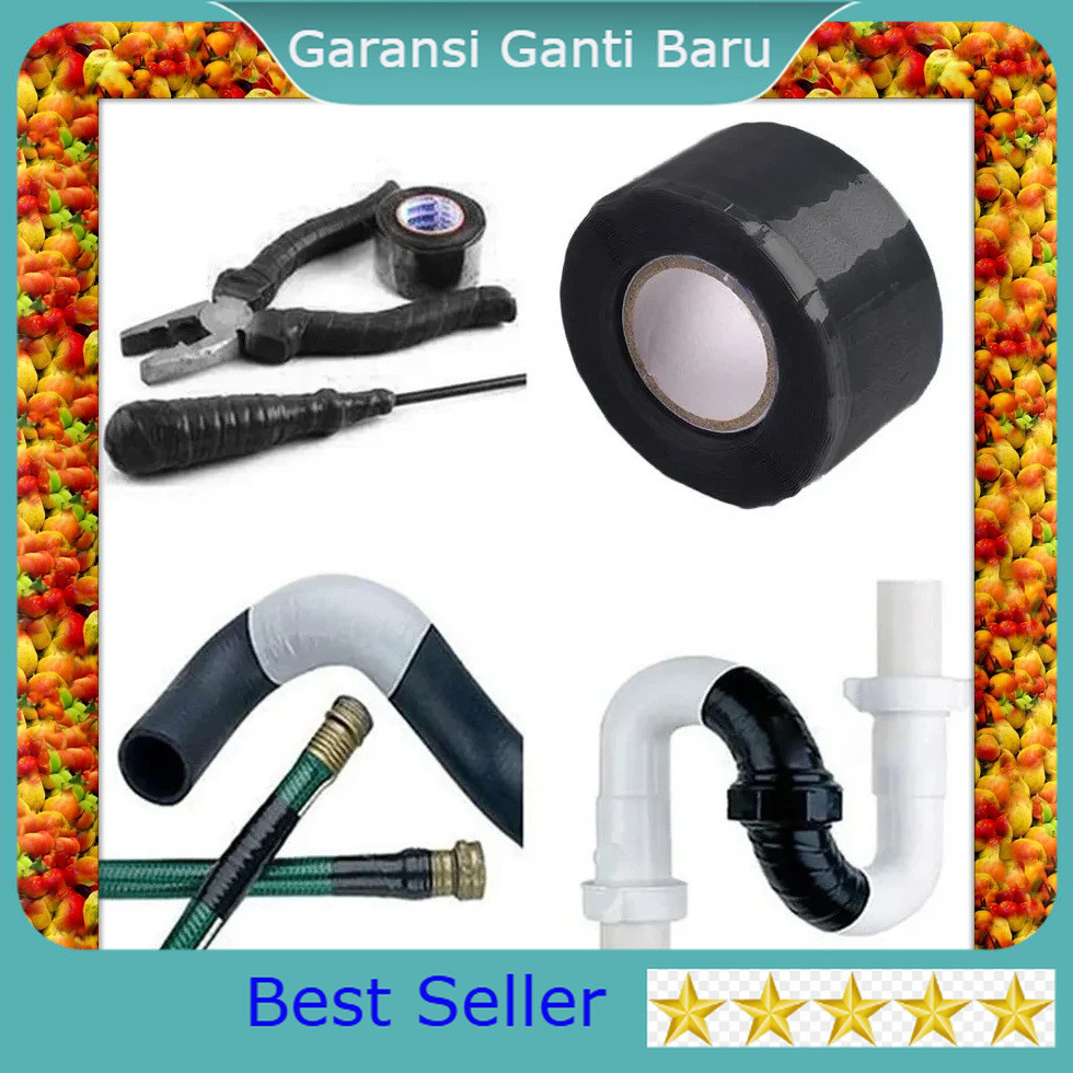 

Lakban Isolasi Pipa Ledeng Silikon Waterproof