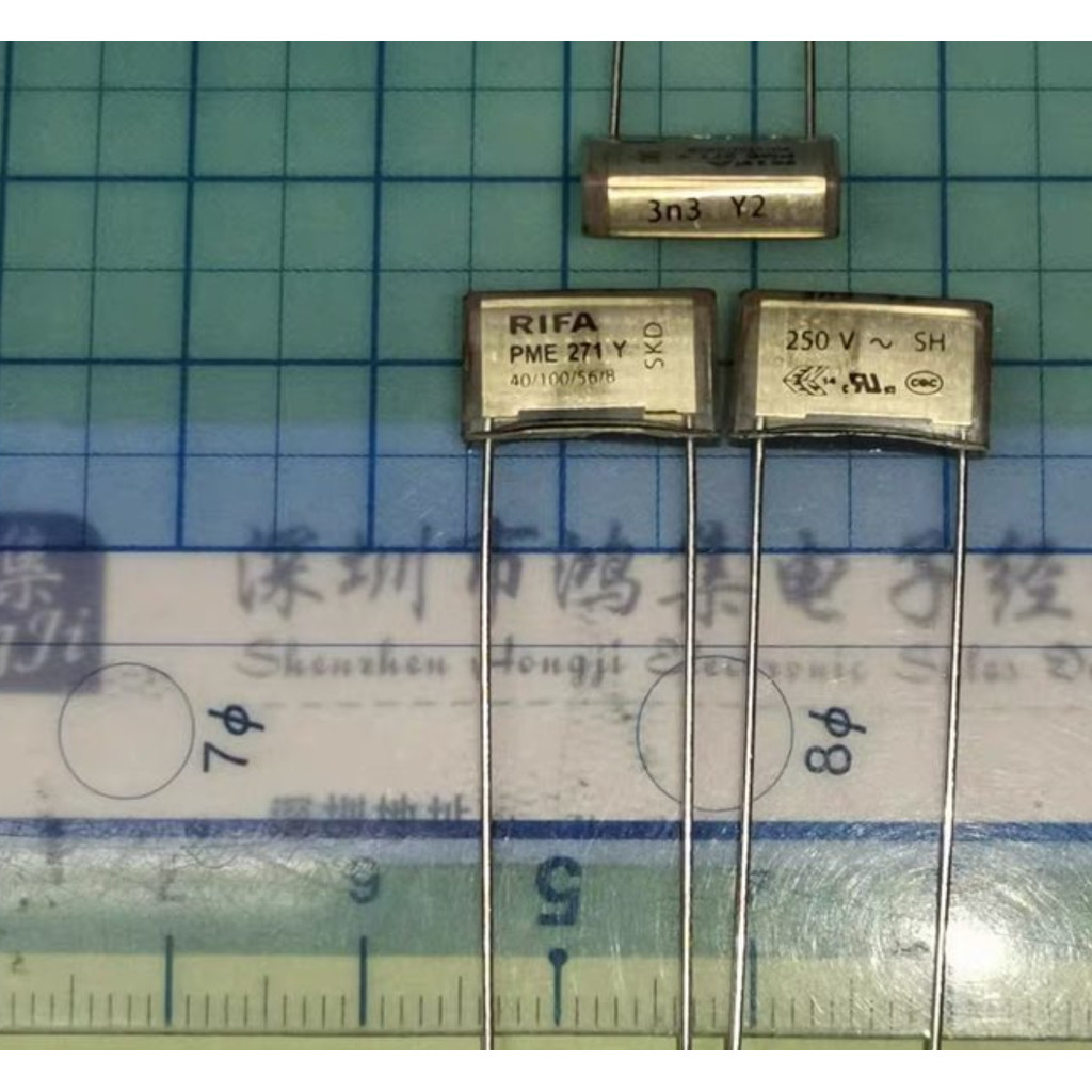 100% New 10PCS/PME271Y 3N3 Y2 250V 332 SH pin size 10mm PME271Y433MR30