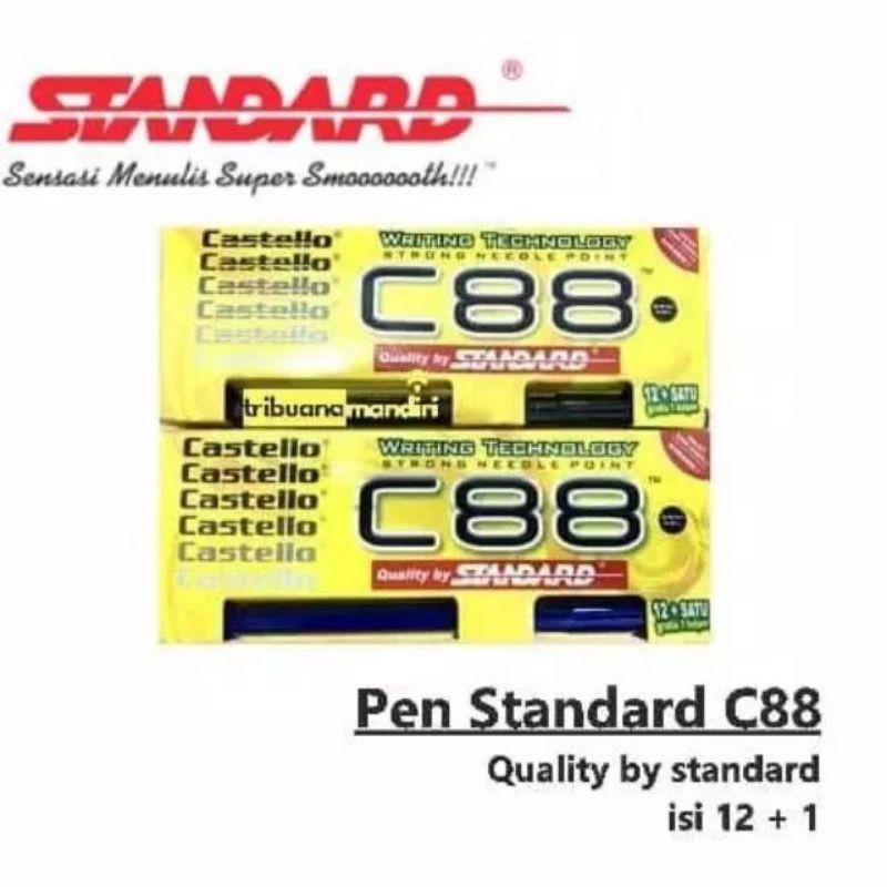 

Pulpen Standard Castello C88 ( 1pak/12pcs )