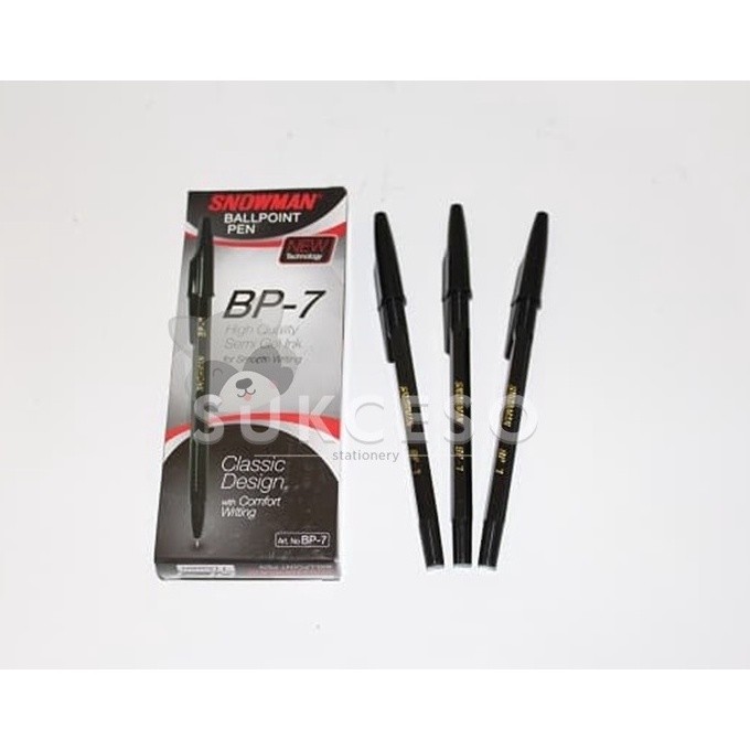 

Snowman Pulpen BP-7 Ballpoint Pen Warna Murah Berkualitas