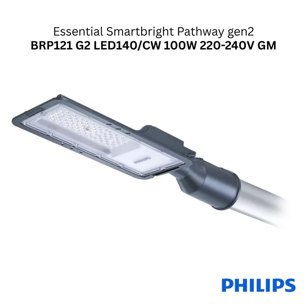 Philips PJU Lampu Jalan BRP121 G2 100W 100 Watt LED140/CW