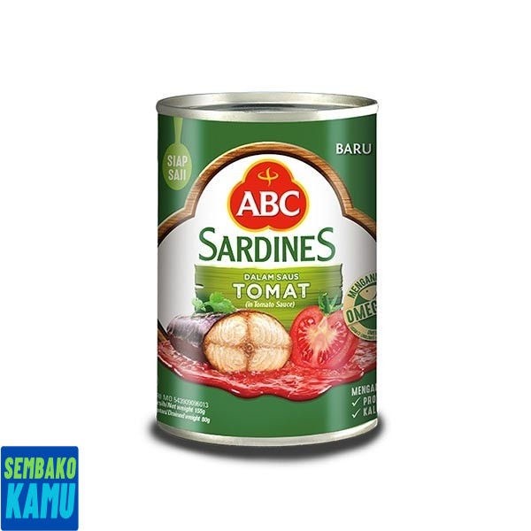 

ABC Sardines Tomato Sauce 155 gr - Sarden
