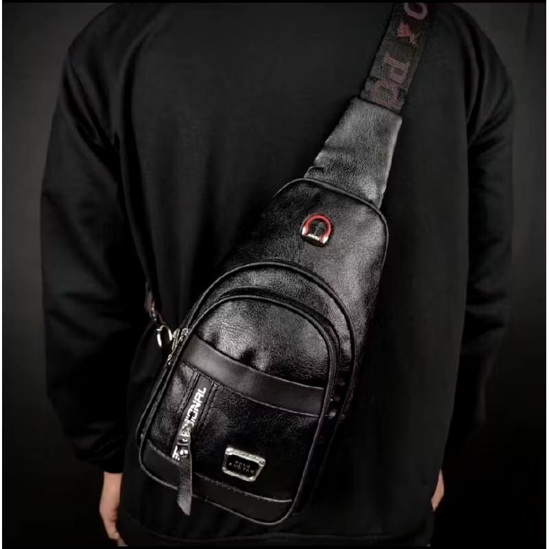 Tas Selempang Pria |Tas Fashion Pria Kulit PU |Tas Selempang Kekinian (6)