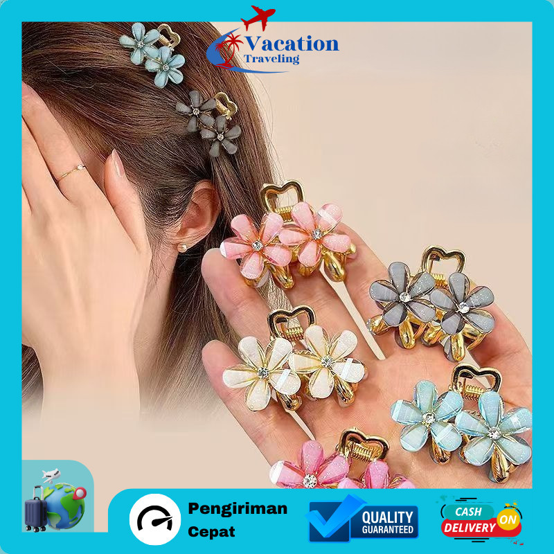 VT - JEPIT RAMBUT BUNGA KUPU - KUPU / HAIR CLIP AKSESORIS RAMBUT KOREA STYLE