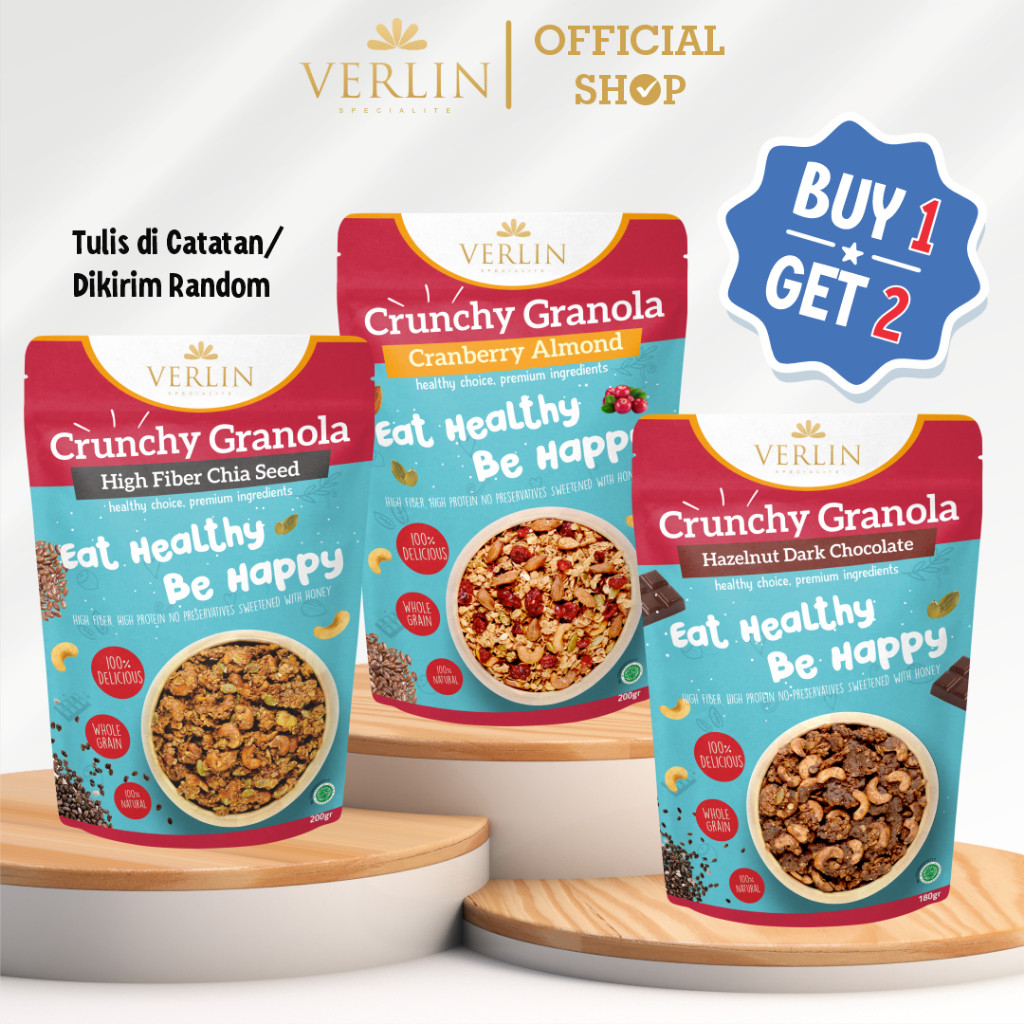 

[BELI 1 GRATIS 1] VERLIN GRANOLA CRUNCHY