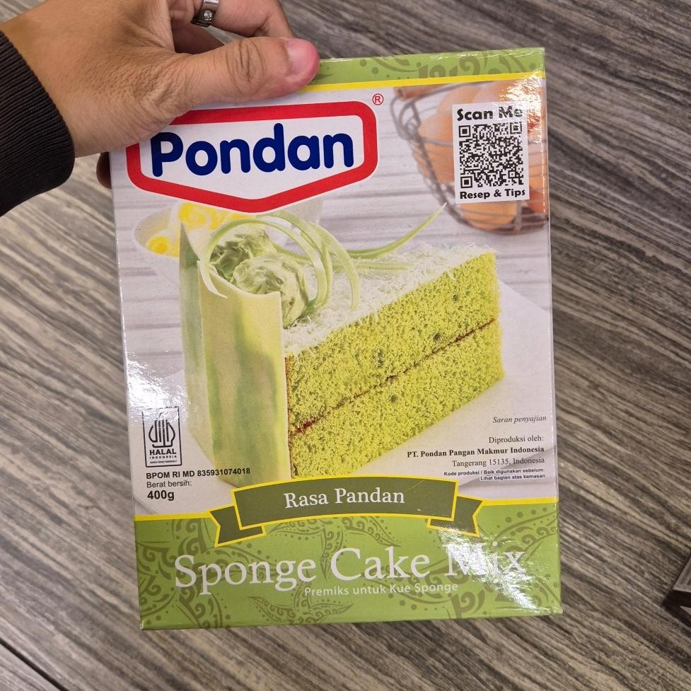 

Pondan Sponge Cake Mix rasa Pandan 400gr