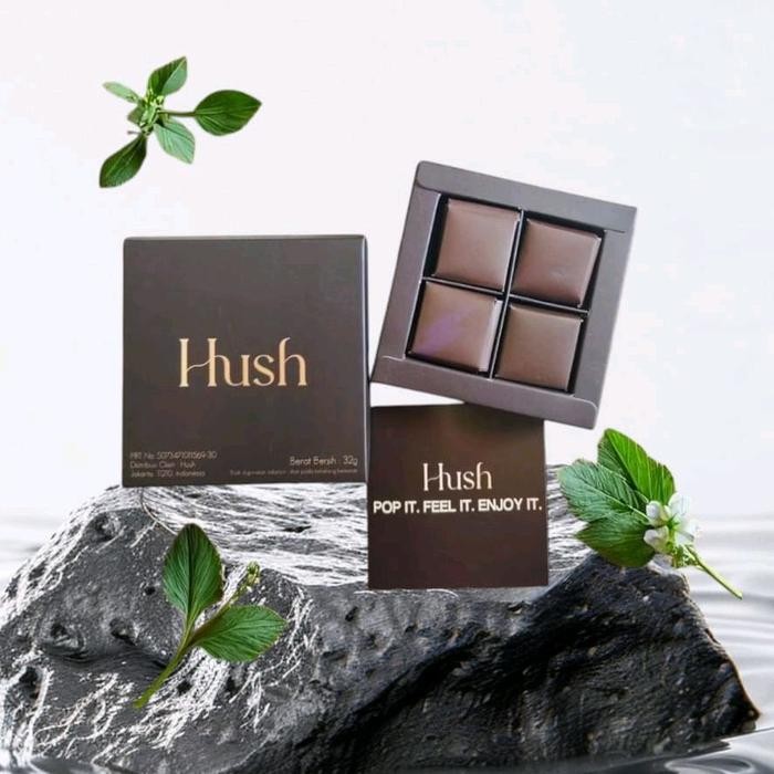 

HUSH Coklat Isi 4 Pcs Chocolate Cemilan Coklat Manis Lumer Snack Cokelat Food Camilan