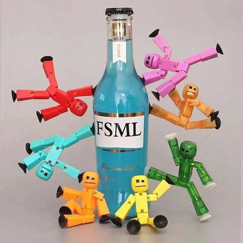 1/5/10 Pcs Set Sucker Sticky Robot Photography Animation Studio Sucker Children's Toy Birthday Gift 