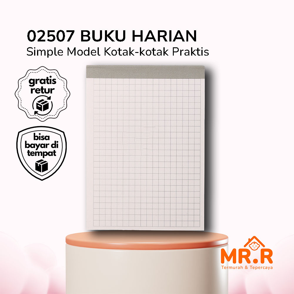 

Buku Notes Kotak Serbaguna Buku Notes Simpel Dan Praktis Desain Simple Gaya Minimalis Buku Pola Grid