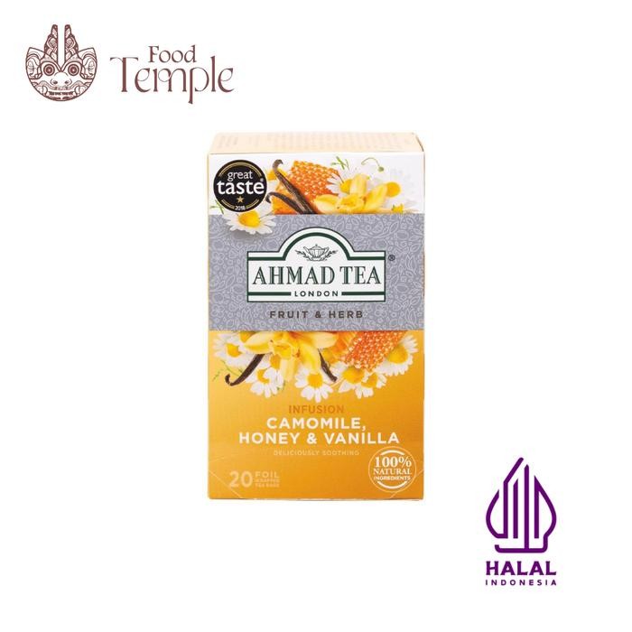 

Tea / Teh Ahmad Tea Camomile, Honey & Vanilla Infusion - Caffeine Free Tea