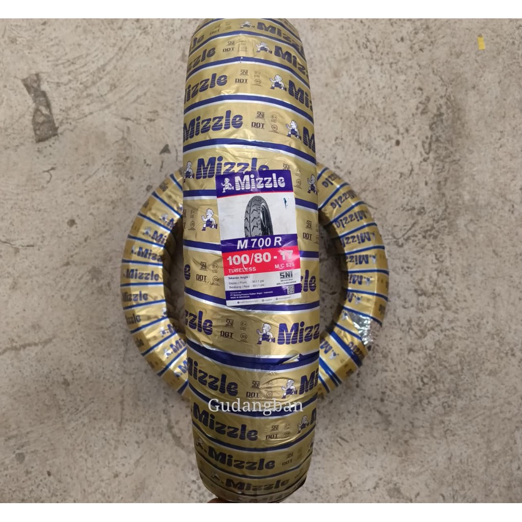 ( M700 - RING 17 ) M700 UK 100 80 17 BAN LUAR MIZZLE M700 TUBELESS