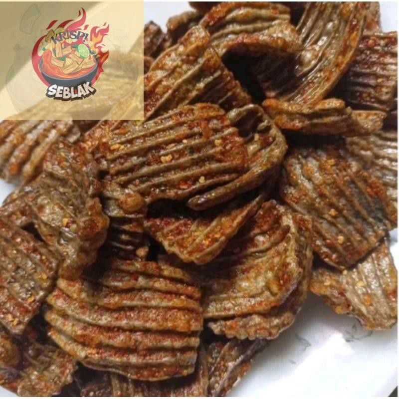

Seblak krispi Seblak Kerupuk Jengkol Pedas Daun Jeruk 500gram