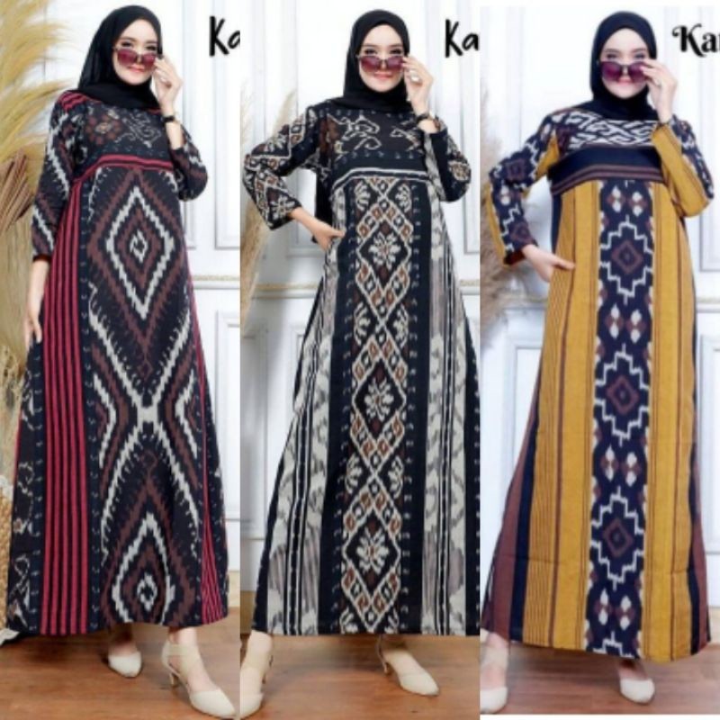GAMIS TENUN WANITA MUSLIM