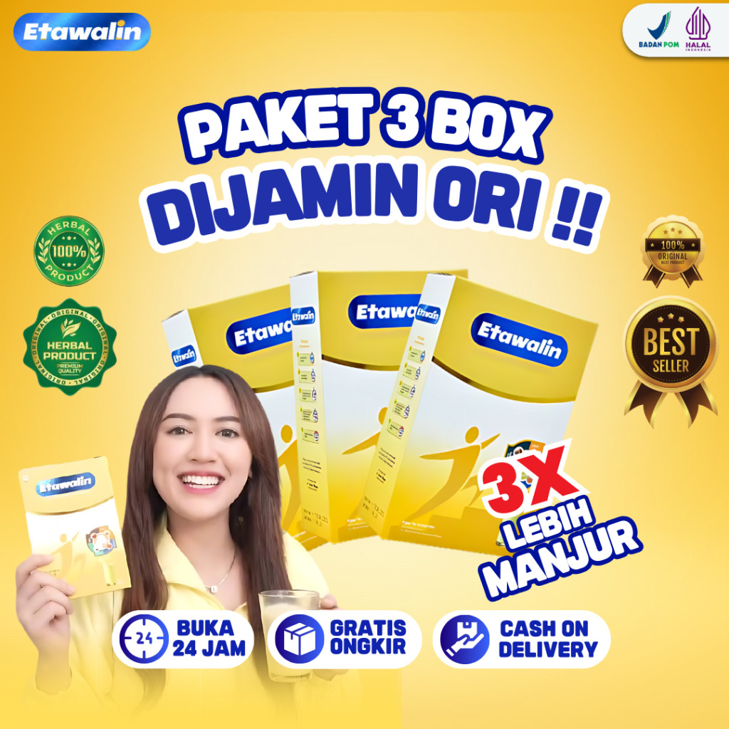 

PROMO MERDEKA PAKET 3 BOX ETAWALIN - SUSU KAMBING BANTU ATASI NYERI SENDI KESEMUTAN, SYARAF KEJEPIT, PEGAL LINU ASAM URAT