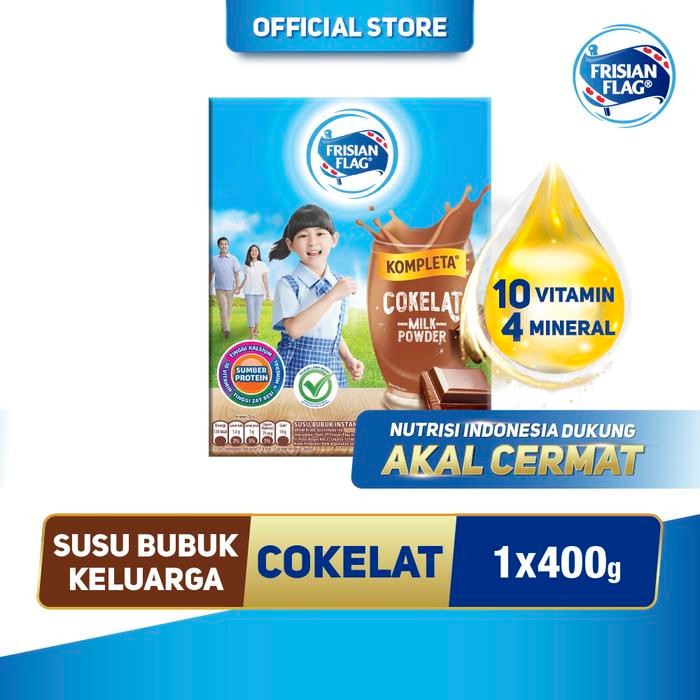 

[Promo]Best Seller Frisian Flag Kompleta Susu Bubuk Keluarga Cokelat 400g - FFB0X07