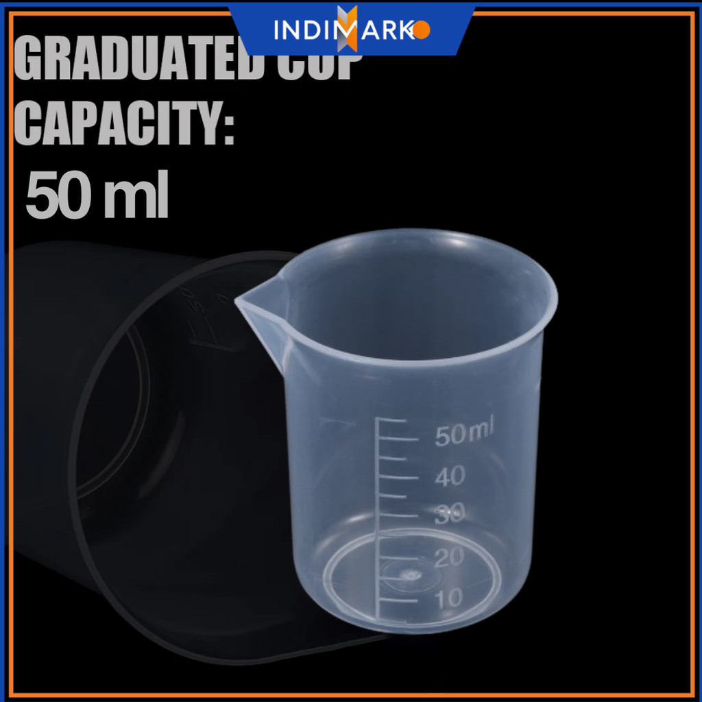 BURSON Gelas Ukur Plastik Dapur Laboratorium Measuring Cup - B4