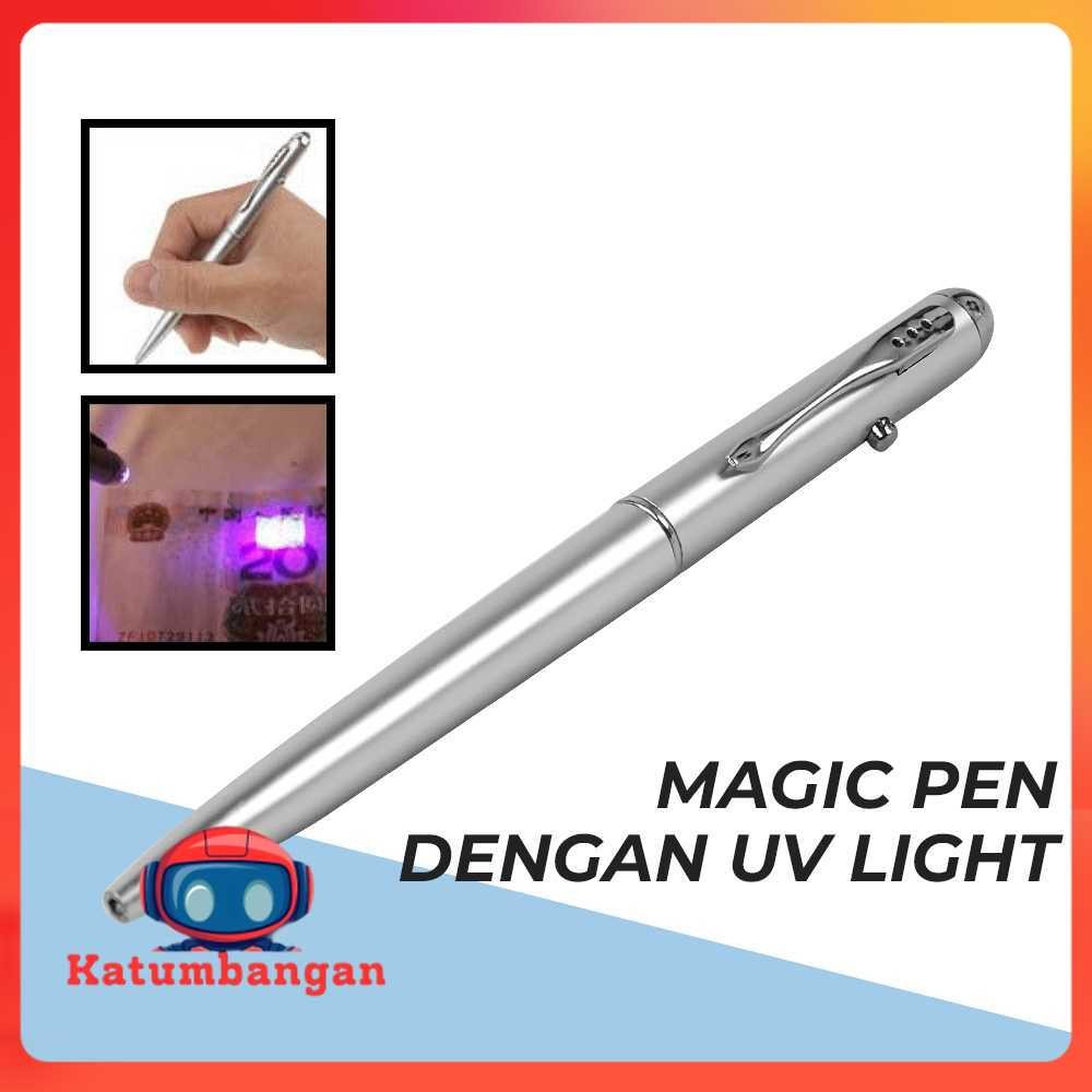 

Pena Tinta Invisible Magic Pen dengan UV Light - HY-0812
