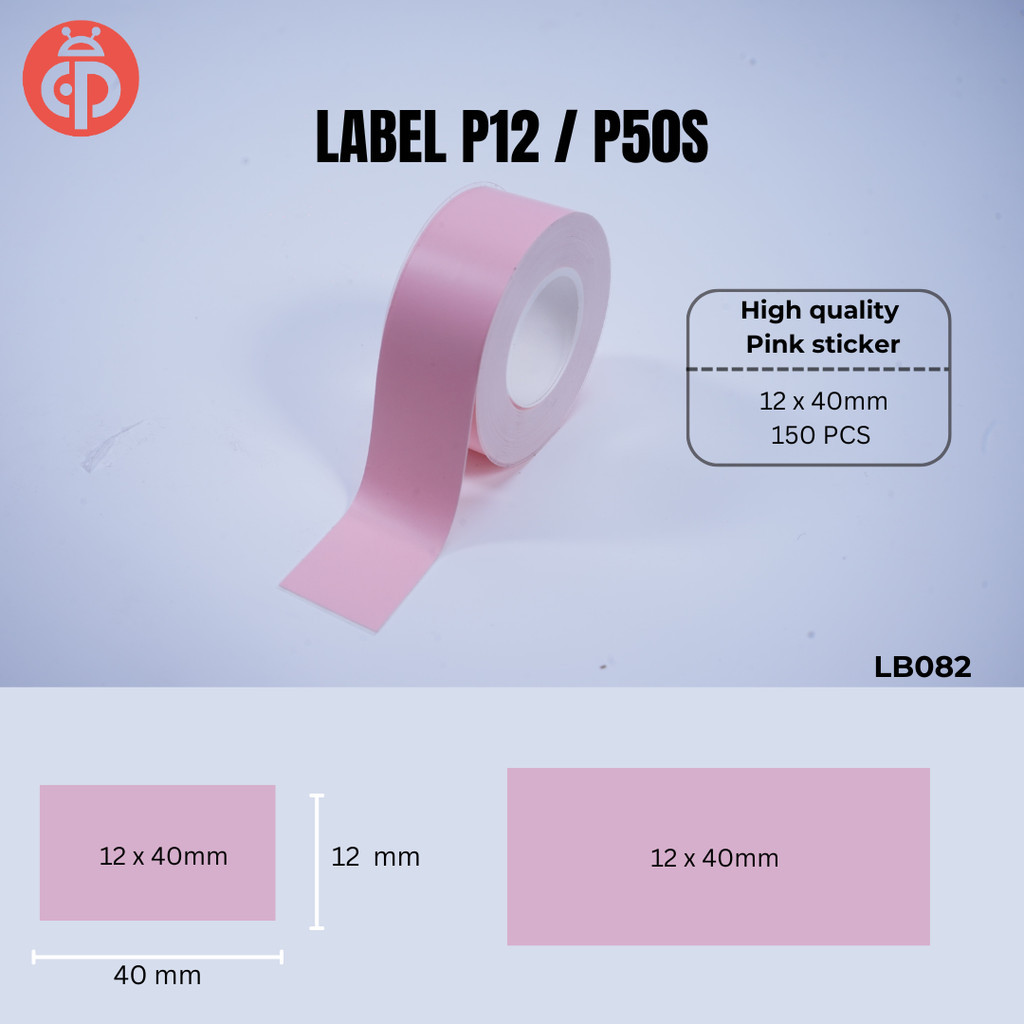 

Kertas Termal Stiker High Quality Colors Sticker Printer Label Marklife P12 / P50S