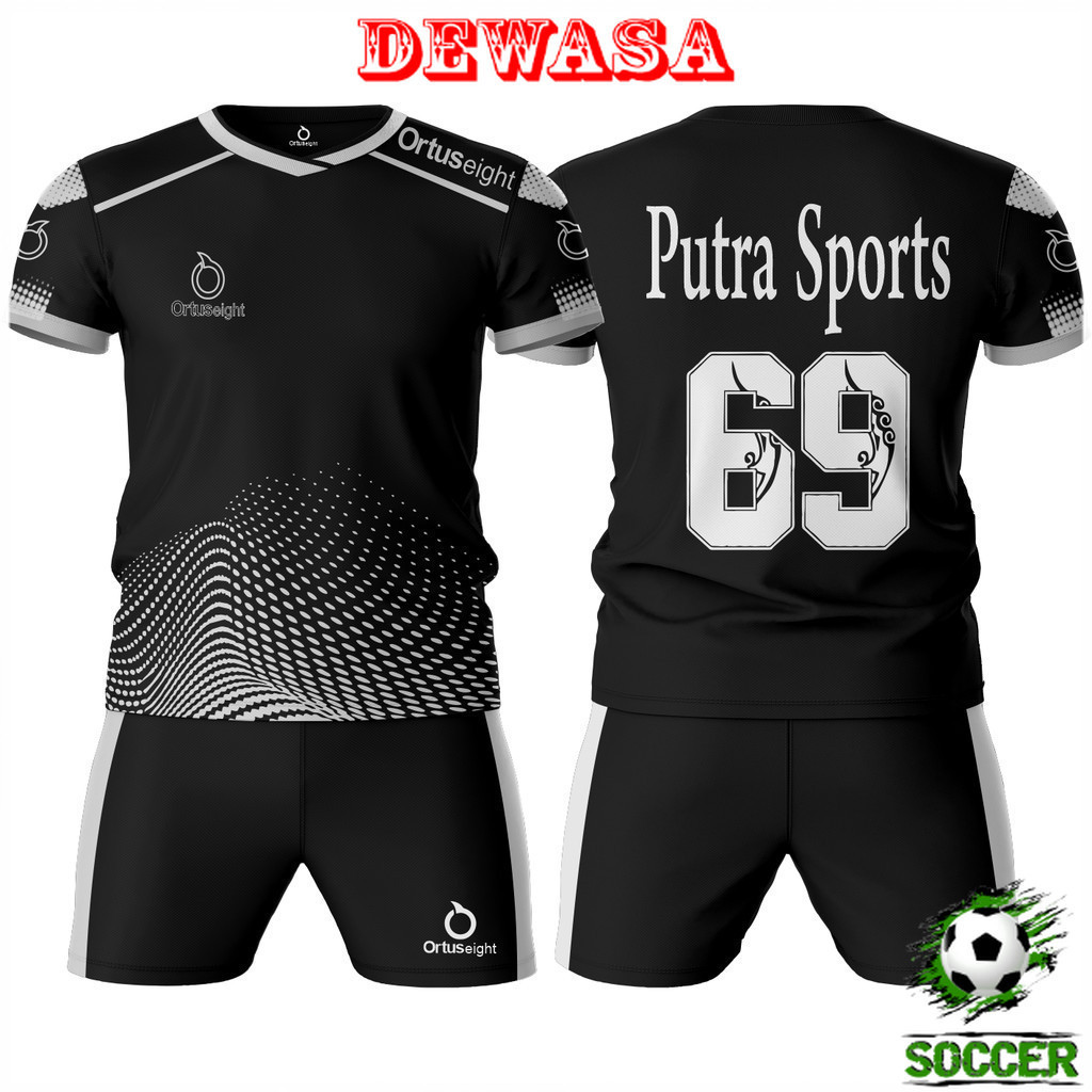 COD Baju Futsal | Jersey Futsal Printing Bebas Custom Free Nama Dan Nomor